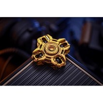 MOT 연결 스테인레스 스틸 손가락 끝 스피너 성인 감압 장난감 사전 설정, Zirconium gold