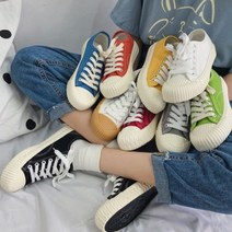 블로퍼 컬러 캔버스화 스니커즈 패션슈즈 캐주얼화 데일리
