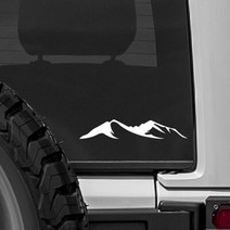 데칼 주문제작 스티커 방수 시트지 마운틴, CUSTARD, 1개