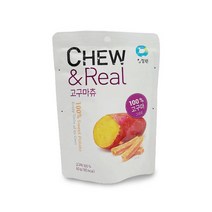 [MantaX] 청정원 CHEW앤REAL 고구마츄 60g / 간식 / 식사대용 / 고구마말랭이, 3개, 3개