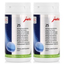 JURA 유라 커피머신 디스케일러 세정제 25정 x 2통