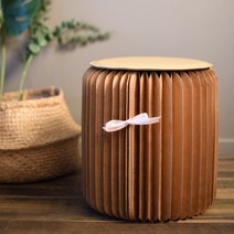 5myshop_인테리어 접이식 종이의자 유니크스툴 독특한 화장대 카페 한 크라프트지_5myshop, 무옵션상품임!!