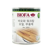 비오파 워크탑 오일 2052 (무용제) 375ml 주방가구 플레이팅 도마
