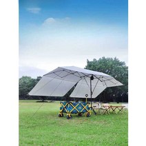 휴대용 파라솔 텐트 캠핑 낚시 그늘막 파라솔우산, 5.2m 실버 + 천