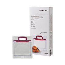 손잡이 스탠딩 지퍼백 소형(1.6L) 10매 (LWP611), 단품없음, 단품