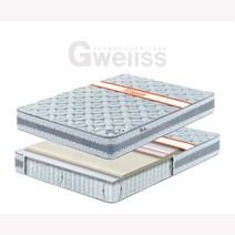 [지웰스] 플러스 독립스프링 이태리라텍스 매트.퀸(LKM_008)