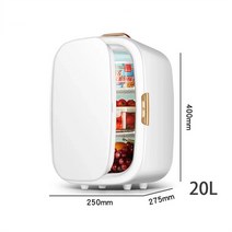 냉각 쿨러 화장품 와인 음류 인테러이 자취생 가성비 미니 예쁜 냉장고 with led 램프 미러 full 메이크업 전기 휴대용 미러 메이크업 뷰티 8l 여성 생활 침실 bx06, bx06 6, 영국