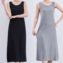 라운드 민소매 원피스 3컬러 DS-LKO430