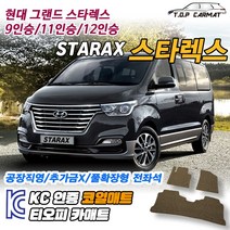 현대 그랜드 스타렉스 9인승 11인승 12인승 확장형 코일매트 차량용 바닥매트 티오피카매트, 1열만(운전석+조수석), 모카브라운, 그랜드 스타렉스 9인승 [2007~]