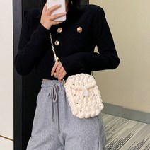 코바늘망태기 네트백 가방뜨기 수예 DIY패키지 그레이