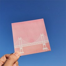 부산은 너무 예쁘다 광안대교 메모지, 상세페이지 참조