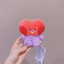 인형 곰 봉제 애착 강아지 토끼 대형 모찌 테디베어 동물 고양이 큰BT21 신제품 미니 봉제 인형 펜던트 키, 01 AX_01 10cm