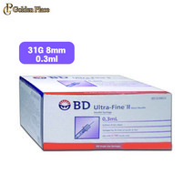 BD 울트라파인2 인슐린 주사기 31G 8mm 0.3ml 100개입 펜니들 당뇨 혈당 주사침 실린지 침 바늘 멸균 G