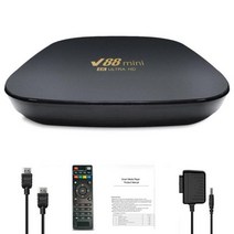 V88 미니 스마트 TV 박스 안드로이드 12 Allwinner H3 쿼드 코어 2022G 와이파이 8K h 2.4 셋톱 8GB +, 03 2GB-16GB_01 미국 플러그