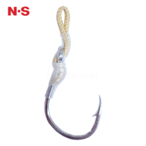 숏 어시스트 훅 파핑낚시 루어바늘 펜슬베이트, 2/0(S), 1개