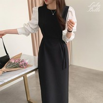 라라벨 여성 원피스 베이직 퍼프 심플 페미닌룩 하객룩