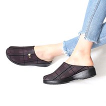 미용실 슬리퍼 앞막힌 여성 따뜻한 기모 통굽 4Cm
