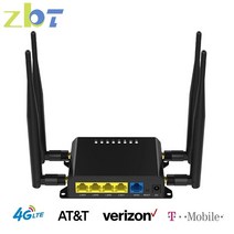 유심라우터 lte 포켓 와이파이 라우터 에그 ZBT WE826-T2 WiFi 라우터 4G 3G 모뎀 SIM 카드 슬롯 300Mbps, 03 4G EU version 3