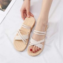 오노마 오노마 ONM 바다여행 짜임 라탄 스트랩 슬리퍼 여름 샌들 신발 (8752077)