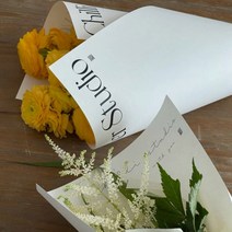 레터링 꽃다발포장지 플로드지 꽃포장 꽃다발 종이포장지 50매 100매 무광택 감성 선물포장지, A 프리티_45X59cm(50매)
