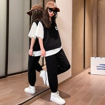 밀크봉봉 여아 봄 여름 반팔 캐주얼 트레이닝 상하세트