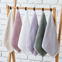 기타 바보사랑[소프트터치(SF)]소프트터치 모달 고리수건 무지 6매 핸드타올[무료배송], 모달고리수건무지6매_다크핑크