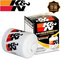 K&N HP-1017 GOLD 뛰어난 여과율 이물질99%차단 퍼포먼스 엔진 오일필터 JEEP 그랜드체로키 5.7 가솔린, 1통