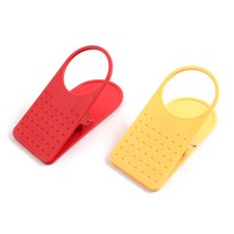 아이디몬 테이블 컵홀더 집게 색상랜덤 책상 컵집게 홀더 컵받침 클립 텀블러 거치대, 일반형(색상랜덤)