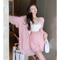 여자셔츠 여행룩 가디건 얇은 데일리 패션 쉬폰 루즈핏 블라우스 아사면 거즈