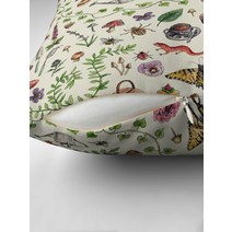삼각 등 쿠션 Cottagecore 밝은 녹색 던져 베개 소파 쿠션, 06 55X55cm(22X22 in)