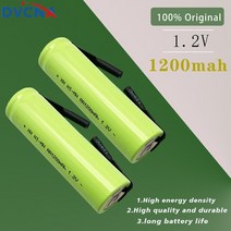 전기 자전거 배터리 100% 오리지널 1.2V AA 배터리 1.2V 충전식 배터리 1200mah AA NiMH 솔더 핀 포함