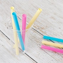 [메이크문구]버블티빨대 12mm 파스텔혼합