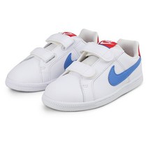 나이키 키즈 코트 로얄 찍찍이 벨크로 데일리 스니커즈 운동화 833536-109