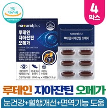 눈건강 루테인 지아잔틴 복합추출물 빌베리 결명자 추출분말 함유 건강기능식품, 30캡슐 x 4박스