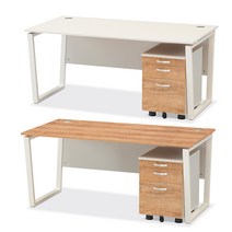 멜론 사무실 사무용 컴퓨터 책상 사무실 회의실 가구, 화이트, 콘크리트, 1800X800 /전선구 유