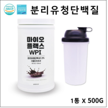 식약처인증 WPI 분리유청단백질 단백질보충제 유청단백질 포대유청 분리유청 단백질 보충제 웨이 프로틴파우더 쉐이크 유당불내증 NO유당 여성 남성 머슬 근육 몸매 BCAA 초코맛, 1통, 500g