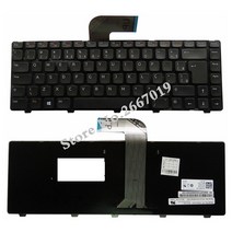 고품질BR black-신제품 Dell Inspiron 14 3420 P22G M411R P33G N4050 노트북 키보드 브라질, 한개옵션0, 한개옵션1, 한개옵션2