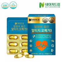 조아제약 네이처드림 혈행에 좋은 알티지 오메가3 1050mg x 30캡슐 1박스, 1, 없음/없음/없음