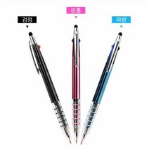 3색볼펜 국산 코리아5링니들3색터치펜 니들볼펜 3개 1세트, 단품