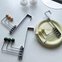 수아레뜨 빈티지 행잉 후크랙 3ball(도어후크 옷걸이 문걸이), 화이트