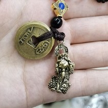 안전 용품 호루 호로 미끄럼방지 안면보호 부직포 공사용 매트 보호 생활안전 방지 황동 포춘 중국 풍수 골동품 동전 열쇠 고리 행운 흙 조롱박 키 체인 부 성공 보석 40 스타일, 픽시 1