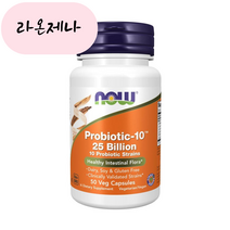 홈쇼핑 나우푸드 프로바이오틱-10 유산균 250억 50캡슐 락토바실러스 플란타럼 람노서스 애시도필, 1개, 50개
