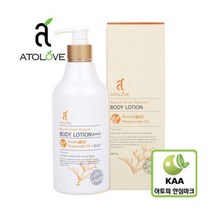 [아토피 협회 추천] 아토러브 편백 바디 & 페이스 로션 500ml + 사은품 : 콜라겐 폼 클렌징 130ml (편백 피톤치드 함유로 민감하고 건조한 아토피성 피부 개선), 1개