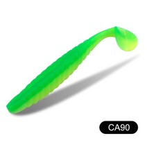 ESFISHING- 소프트 루어 낚시 미끼 T 꼬리 흔들림 청어 90mm 5g 6pcs 잉어, [01] 90mm 6pcs, [02] CA90