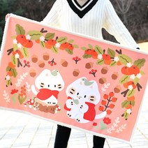 소원콘텐츠 무릎 양털 캐릭터담요 국내담요 마요담요 1W7D53CE