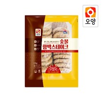사조 오양 함박스테이크 숯불함박스테이크 2kg, 1개