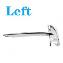 BMW X5시리즈 F15 3세대 튜닝 구형 SUV 범퍼 그릴 현대 터치 ABS 도금 트림 51117325395 51117325396 X5 용, [01] left