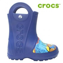크록스 아동 부츠 37- 205536-4GX Kids Crocs Fun Lab Dinosaur Rain Boot