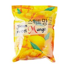 냉동 스위트망고 1.8KG, 아이스박스+냉매+1.8KG /  1개
