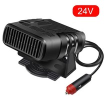무시동 히터 캠핑용 차박 온풍기 화물차 히터 12v24v 휴대용 자동차 전기 냉각 가열 팬 2 in 1 전기 건조기 앞 유리 김서림 서리 제거 장치 120w 200w 142, 협력사, 24v